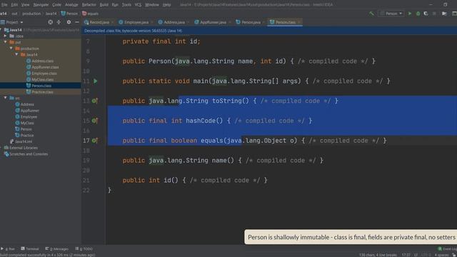 Java 14 New Features | #3 - Records in Java 14 | Java 14 Tutorials | Java 14 Examples смотреть онлайн