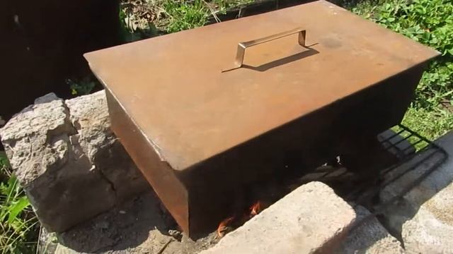 Коптим рыбку на даче, скумбрия горячего копчения, оооооочень вкусно смотреть онлайн