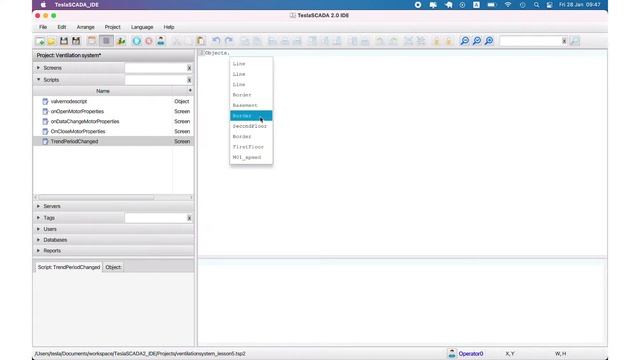 SCADA Урок 5. Tesla SCADA для начинающих. Исторический тренд.