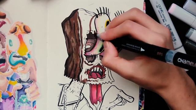 How I Actually Draw my Characters... Crazy Sketchbook #1 смотреть онлайн