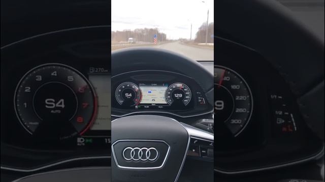 Audi A6 2019 3.0 TFSI 340 h.p. 0-190 acceleration смотреть онлайн