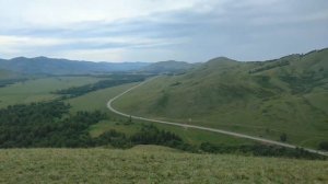 по горам башкирии на  машине