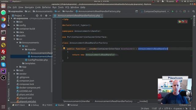 Create PHP middleware with Zend Expressive php framework - 003 смотреть онлайн