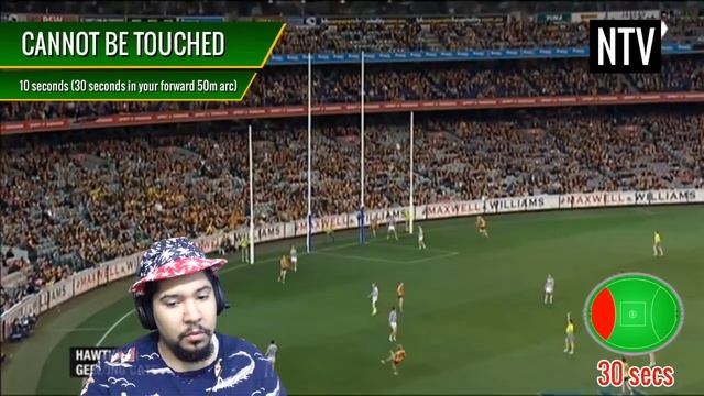 EVERYTHING IS MAKING SENSE! *REACTION* The Rules of Australian (Aussie Rules) Football - EXPLAINED смотреть онлайн