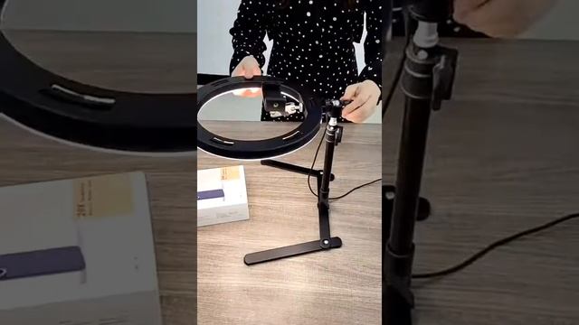 Светильник для фотосъемки ing кольцевой фотостудии с держателем телефона штатив светодиодный смотреть онлайн