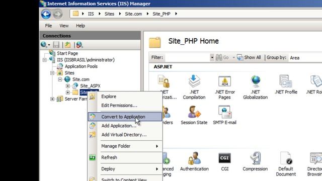 Trabalhando com PHP e ASP.NET no mesmo site do IIS 7.5 смотреть онлайн