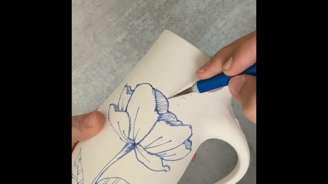 Meraki Pottery - Drawing on ceramics смотреть онлайн