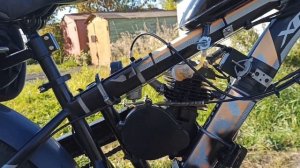 фетбайк с китайским мотором ф 80. теперь и с ручным стартером!