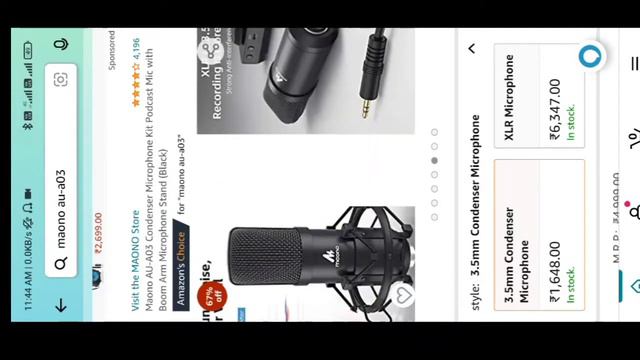 😯Offer😯Price drop "Maono Au a03" Condenser Microphone Full Kit only 1648. #maono #microphone смотреть онлайн