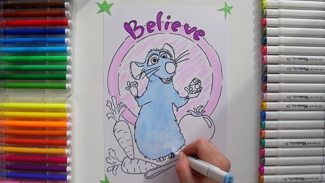 How to draw Remy Mouse Ratatouille | Как нарисовать мышонка Реми Рататуй смотреть онлайн
