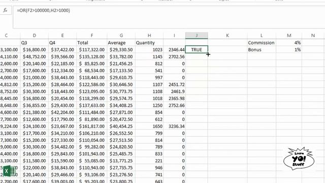 Microsoft Excel 2016 OR Function смотреть онлайн