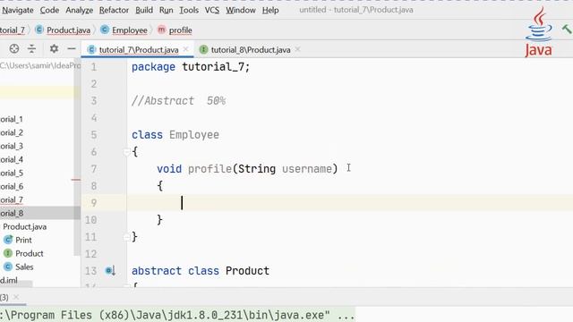 Java Programming: interface and abstract (OBJECT ORIENTED PROGRAMMING) смотреть онлайн