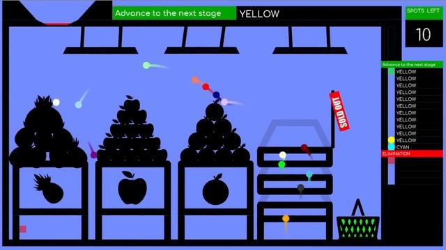 24 Marble Race EP. 33: Supermarket Race (by Algodoo) смотреть онлайн