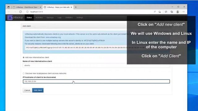 INSTALL URBACKUP WINDOWS ✔️ Client and Server Open Source смотреть онлайн