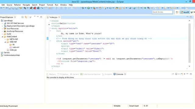 LTV JAVA MODULE3 LAB3.1 - JSP call JSP in dynamic web project смотреть онлайн