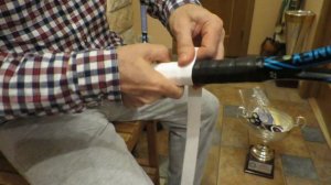 Новая теннисная ракетка!Учимся правильно наматывать overgrip на ручку.