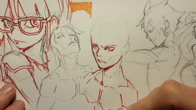 Sketchbook Drawing - Drawing Practice | Anime Manga Sketch смотреть онлайн