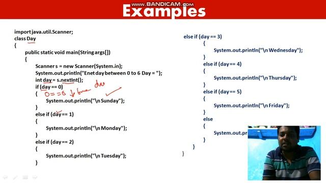 if else if ladder in java смотреть онлайн