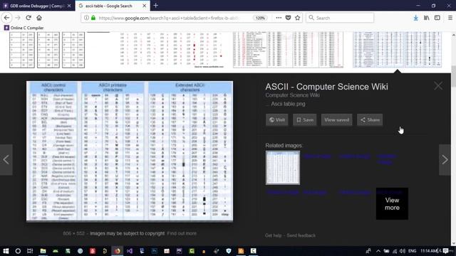 Embedded C Programming language for microcontroller (4 What ascii table is and how to use it) смотреть онлайн