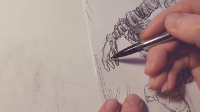 Drawing BAKUGO Redesign Trigun | Anime Manga Sketch смотреть онлайн