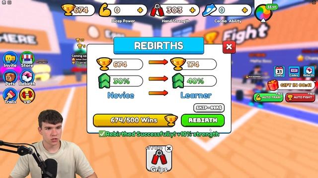 *5 CODES* ALL NEW WORKING CODES FOR ARM WRESTLE SIMULATOR! ROBLOX ARM WRESTLE SIMULATOR CODES смотреть онлайн