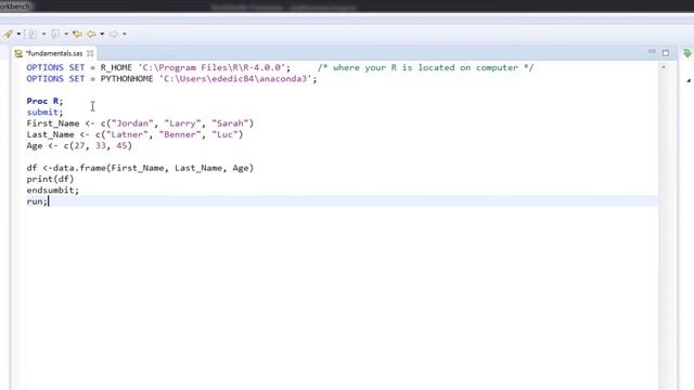 Comparing How To Manually Create Data With R, Python, SAS смотреть онлайн