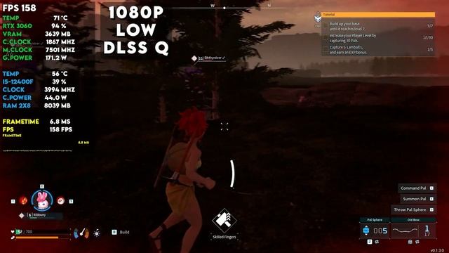 Palworld (150+ FPS) - RTX 3060 12GB + I5 12400F | Ultra & Low Settings + DLSS ON смотреть онлайн