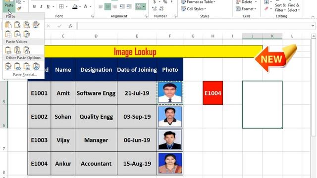 IMAGE LOOKUP using Index + match function in Ms Excel 2019 смотреть онлайн