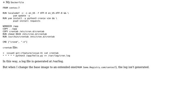How can I debug when a cron job isn't executed in a certain docker container? смотреть онлайн