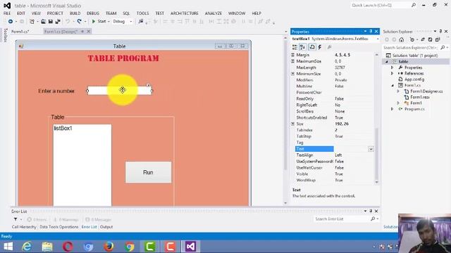 #SecondDayCoding in Visual Studio C#Table Beginners смотреть онлайн
