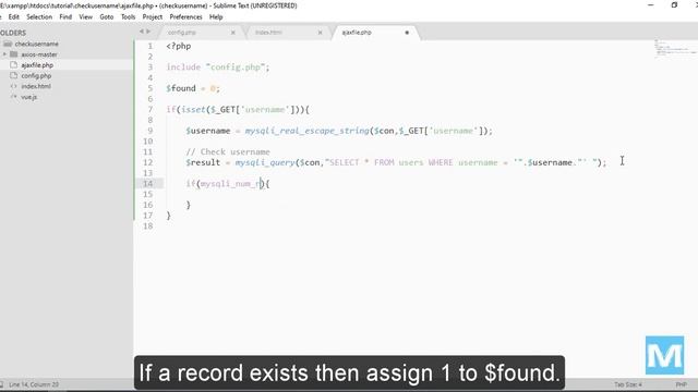 Check Username Availability with Vue js and PHP смотреть онлайн