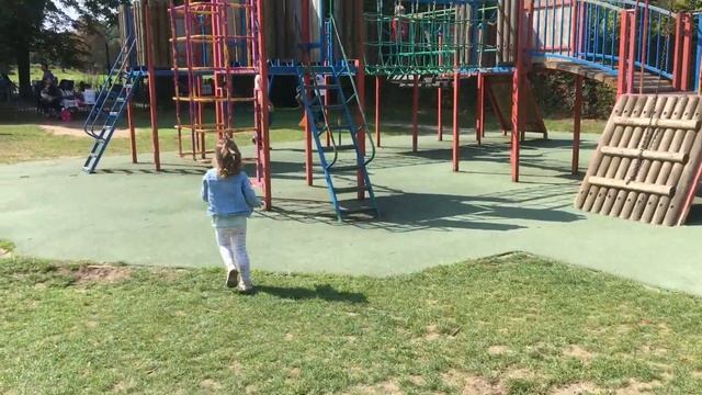 София выгуливет крокодила, играет на площадке. Sofia walks with crocodile, play on the playground смотреть онлайн