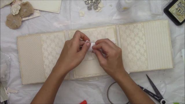 Vintage wedding mini album. смотреть онлайн