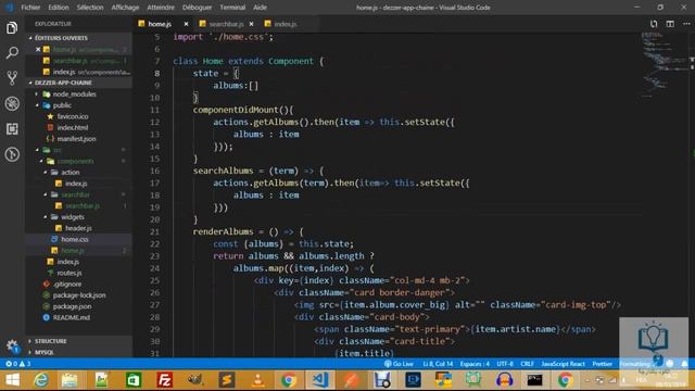 Music App React Js & Deezer API (DARIJA) Part 13 (1)