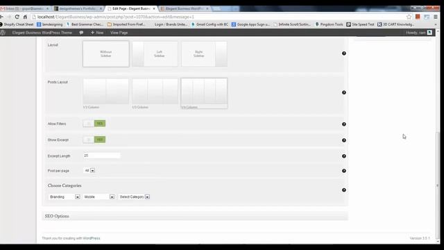 Portfolio setup in Elegant WP theme смотреть онлайн