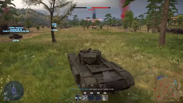 War Thunder - Sherman Firefly Gameplay смотреть онлайн