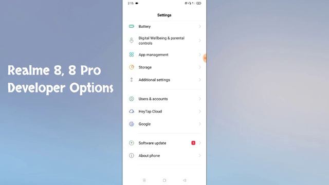 Realme 8, 8 Pro How To Enable Developer Options смотреть онлайн