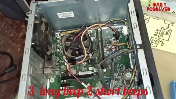 HP PRODESK 400 G4 3 LONG BEEP AND 2 SHORT BEEPS SOLUTION