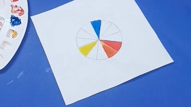 How to make colour wheel | and different design of colour wheel | beginners | by fine arts by hafs смотреть онлайн