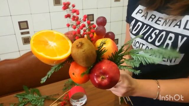Съедобный букет/ фрукты. Мастер класс смотреть онлайн