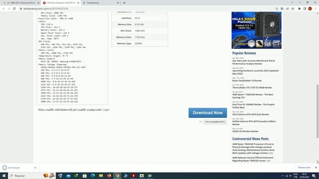 Bios Original Da RX580 8gb 2048sp Da Jieshuo