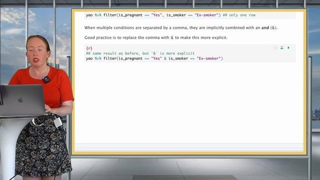Filtering rows | Data untangled: transforming and cleaning data with R (lesson 2) смотреть онлайн