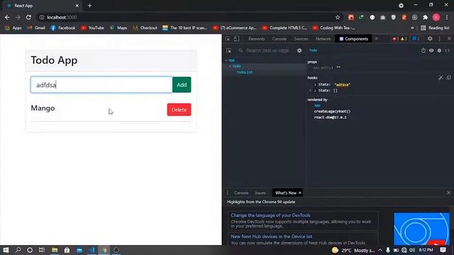 How to make todo list app in Reactjs || Todo App React смотреть онлайн
