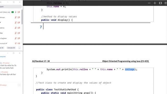 Static methods in java Week 09-c смотреть онлайн
