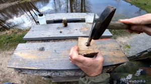 Простейшая рукоятка для ножа из дерева своими руками. Делаем из дуба