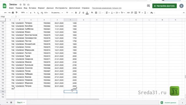 Получение информации об изменении ячейки Google Таблиц с помощью Google Apps Script смотреть онлайн