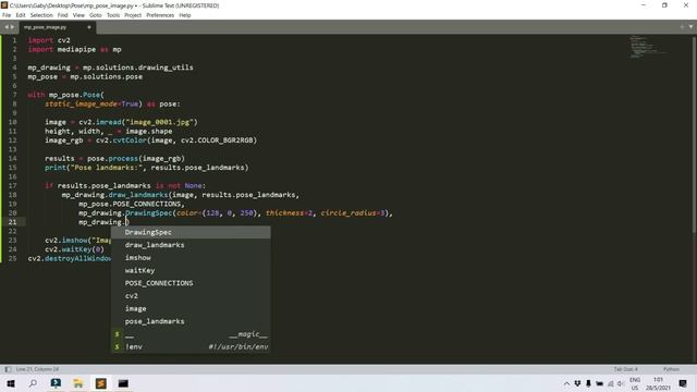 Estimación de Postura ? | Python - MediaPipe - OpenCV смотреть онлайн