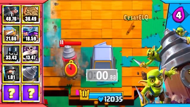 CUAL CARTA ROMPE mas RAPIDO LA CAJA DE ATRACO? | OLIMPIADAS de CLASH ROYALE смотреть онлайн