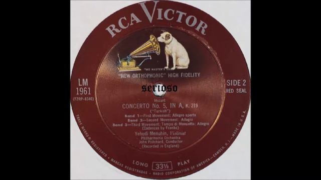 Mozart, Violin Concerto No 5, Menuhin смотреть онлайн