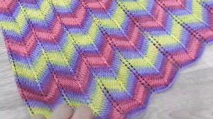 Детское платье миссони спицами. Часть 1.